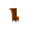 Piece High Back Accent Chair in Orange Colour