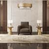 Granada Premium 1 Seater Fabric Sofa in Truffle Beige Velvet Colour
