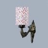 Devansh Metal Electric Wall Light in Antique Gold Colour with Multi Shade Count of 1 Light