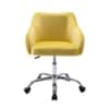 Doe Buck Leisel Modern Yellow Velvet Office Chair