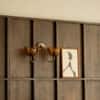 Lior Handicrafted Twin Wall Lamp in Antique Silver Brass finish and Amber Colour
