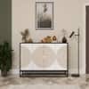 Nextstep Console Table Maple And White