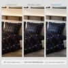 Stoa Paris Satin Comforter Set for King Size Bed 300TC Premium Bedding Set, Starry Night Fiesta