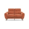 Ronan 2 Seater Fabric Sofa In Rust Colour