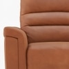 Marlowe Single Seater Motorised Recliner in Tan Leatherette Colour