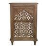Linoy Solid Wood Carving Bedside Table