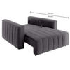 Beliss  Pull Out Sofa cum Bed  in Grey Colour