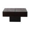 Montreal Sheesham Wood Coffee Table In Mahogany Finish