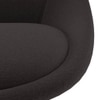 Doris Fabric Accent Chair in Dark Grey Colour