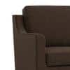 Abbey 3 Seater Fabric Sofa in Mocha Colour