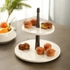 Marble Harmony Two-Tier Display