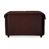 Berry 2 Seater Leatherette Sole in Cocoa Brown Colour