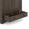 Alexandra Wardrobe in Danish Walnut Finish