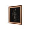 Artistry Black Simple Moody Background Illustration Canvas Wall Prints Set of 1 Multicolor Matte