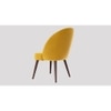 Toled Accent chair Velvet in Yellow Color