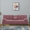 Horizon 3 Seater Sofa Bed Cum In Dark Pink Colour