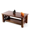 Blairs Sheesham Wood Coffee Table In Teak Finish
