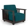 Serra 1 Seater Wooden Sofa