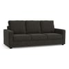 Apollo Compact Sofa Set (Colour : Graphite Grey, Cushion : Soft, Back Type : High Back, Seater : 3+1+1)