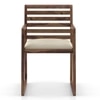 Hawley Solid Wood Study Chair In Teak finish, Color - Macadamia Brown