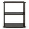 Wren Engineered Wood Bedside Table in Dark Wenge Finish