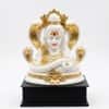 Devotional Divine Aura Shiva Statue in White Colour