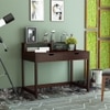 Poon Sheesham Wood  Study Table In Walnut  Finish