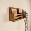 Norita Wooden Wall Shelf Organiser With Key Holders