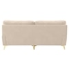 Osbert Velvet 3 Seater sofa in Beige color