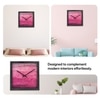 Pink Gradient Artistic Wooden Wall Clock