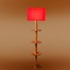 Devansh Shelf Wooden Floor Lamp