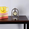 Hanging Black Antique Clock With Compass on Base