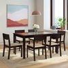 Floyd 6 Seater Dining Table Glass Top With Set Of 6 Kerry Dining Chairs
