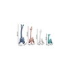 Set Of 4 Graceful Giraffe Showpieces