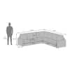 Apollo Corner Sofa (Seating Capacity : Left Aligned 3 Seater + Right Aligned 3 Seater + Corner, Colour : Dune, Cushion Type : Soft, Back Height : Regular)
