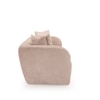 Rihanna 3 Seater Fabric Sofa in Ashen Beige Colour