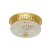 Albany Brass And Glass Ceiling Light