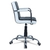 Easos Mid Back Executive Chair in White & Black Colour
