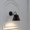 Possio Single Light Wall Fitting with Black Shade