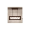 Abacus Brown Solid Wood Cluster Hanging Light