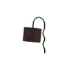 Brown Jute Zig Zag Curvy table lamp with Iron Base (SP39)