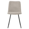 Scandinavian Hemi Dining Chair Matte Beige Finish