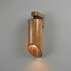 Cedar Brown Solid Wood Wall Lights