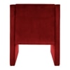 Shuntina Accent Velvet Chair in Red Colour