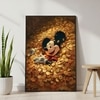 The Castle Decor Luxury Cartoon Wealth Wall Art Framed Painting 20x30 Inch