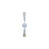 Flute White Metal Wall Light