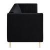 Vespa Fabric Sofa - Black
