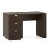 Strio Solid Wood Study Table in Dark Chestnut Finish