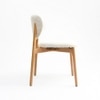 Beechline Solid Wood Dining Chair in Beige Colour