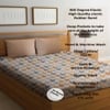 Aero Multicolor Abstract 350 TC Glaze Cotton Fitted Super King Size Bedsheet with 2 Pillow Covers – Threads